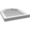 Ekena Millwork Octagonal Top Surface Mount PVC Gable Vent w/ 2"W x 2"P Brickmould Sill Frame, 18"W x 22"H GVPOT18X2203SN - alternate 2